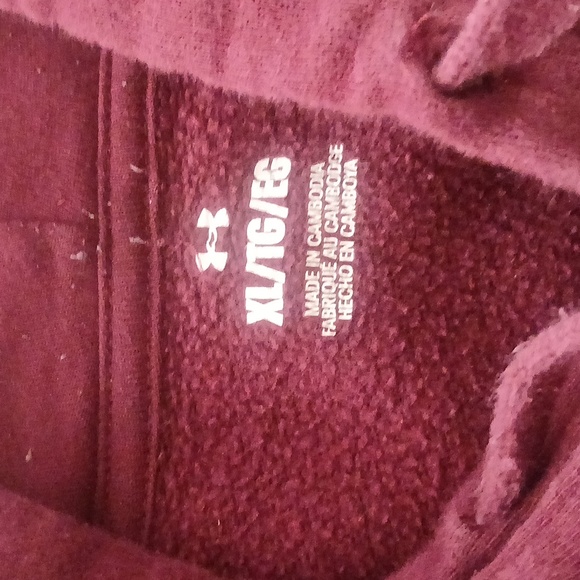 Under Armour Maroon Hoodie - Picture 3 of 5